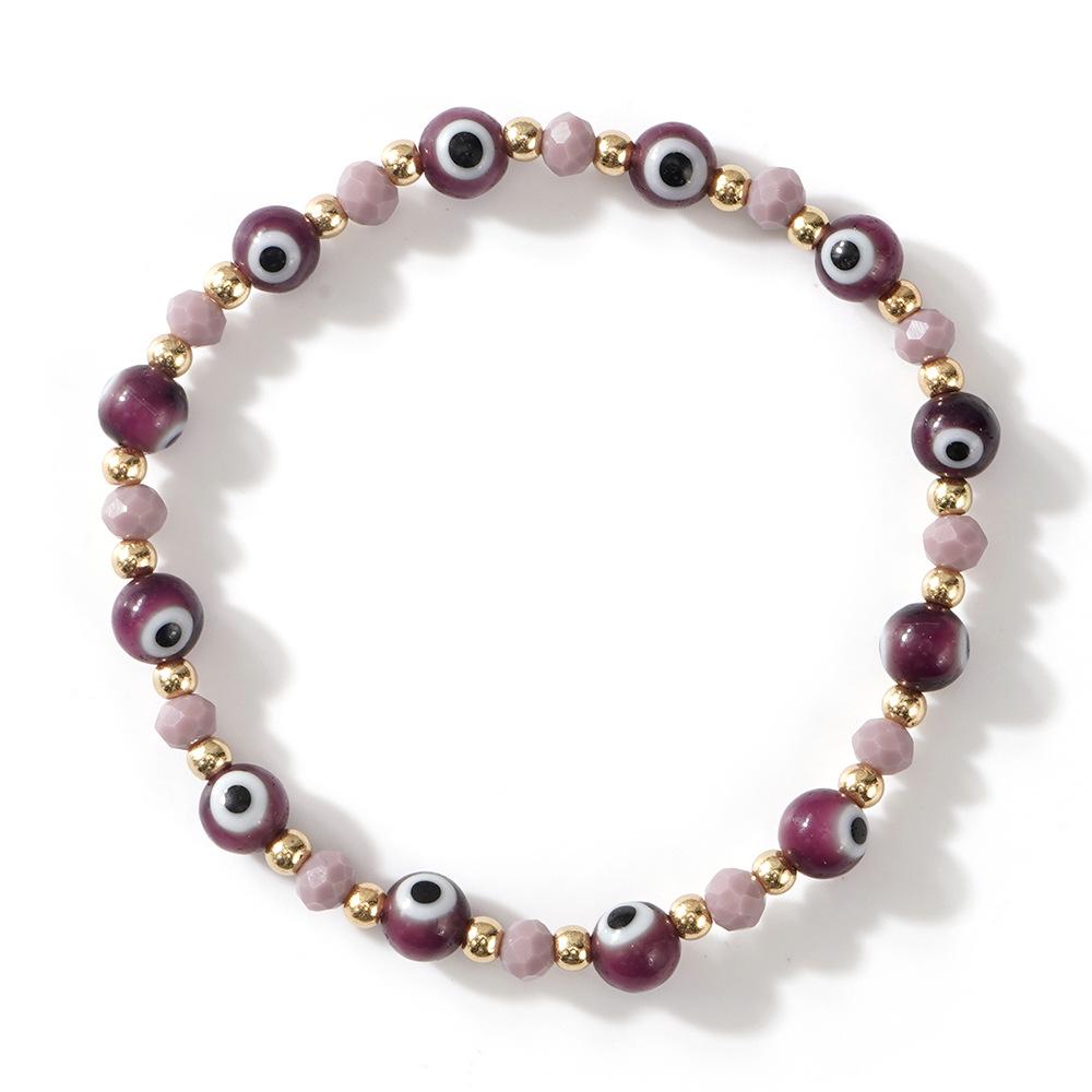 Colorful Evil Eye Beaded Bracelet: Stylish Design for Everyday Wear