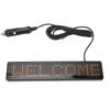 LED Matrix Panel Remote Control Programmable Scrolling LED Sign for Store Car Bar Hotel Z741Y Yellow