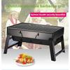 Foldable Grill Charcoal BBQ Grill Portable Barbecue Tools for Outdoor Grilling Cooking Camping Hiking Backpacking Party