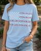 Patriotic Cat Flag Shirt, American Paw Print Tee, USA Kitten Lover Gift, Fourth of July Outfit, Stars Stripes Feline Graphic Apparel Artwork