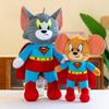 Y Muñeco Tom y Jerry Gato Ratón Superhéroe Peluches Para Decoración de Habitación Infantil