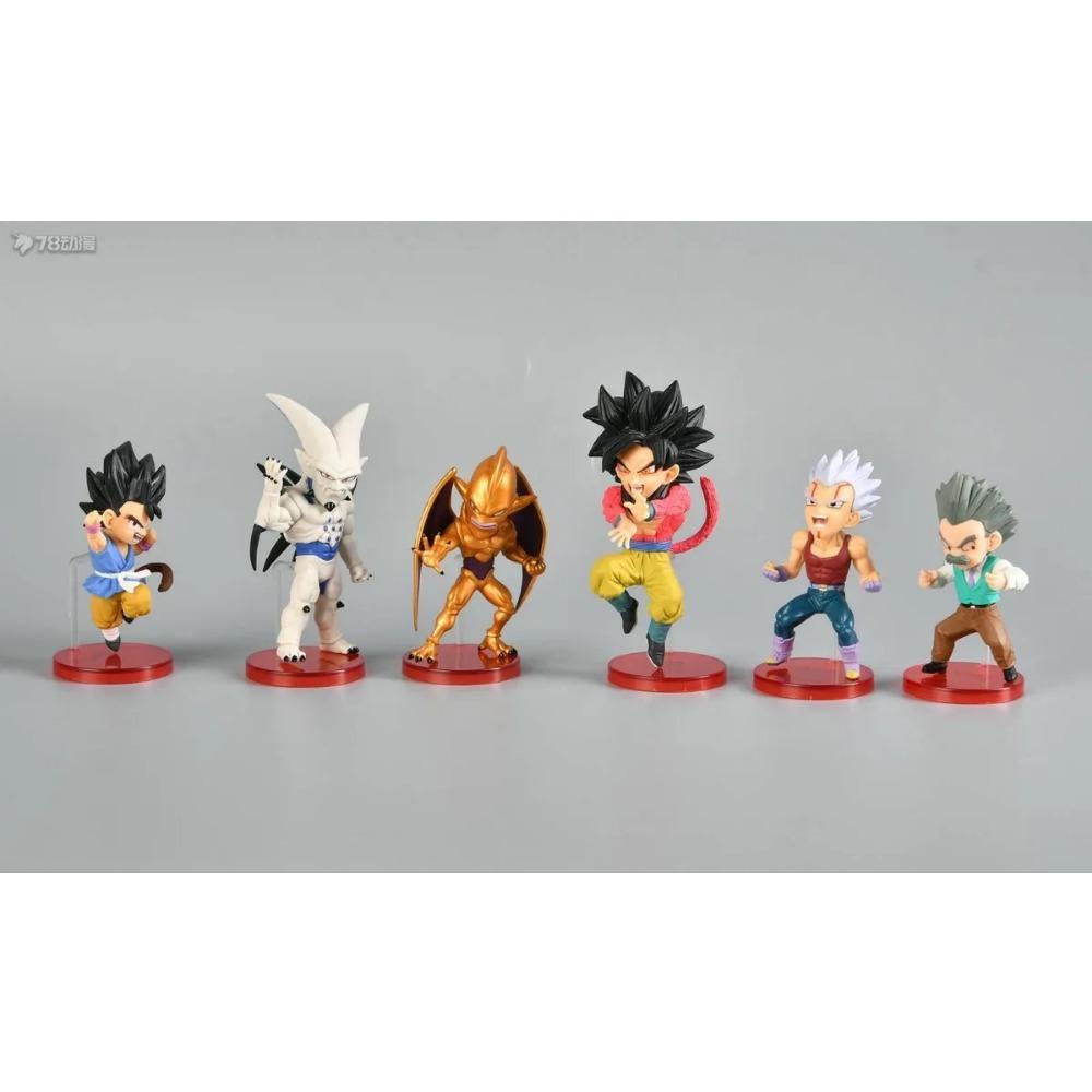 Dragon Ball Z Super Saiyan Son Goku Anime Figure Son Gohan Vegeta Broly Piccolo Majin Buu Set Action Figurine Model Gifts Toy