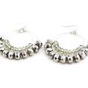 Les Trésors De Lily [J3593] - Gray 'Mineralia' Designer Earrings