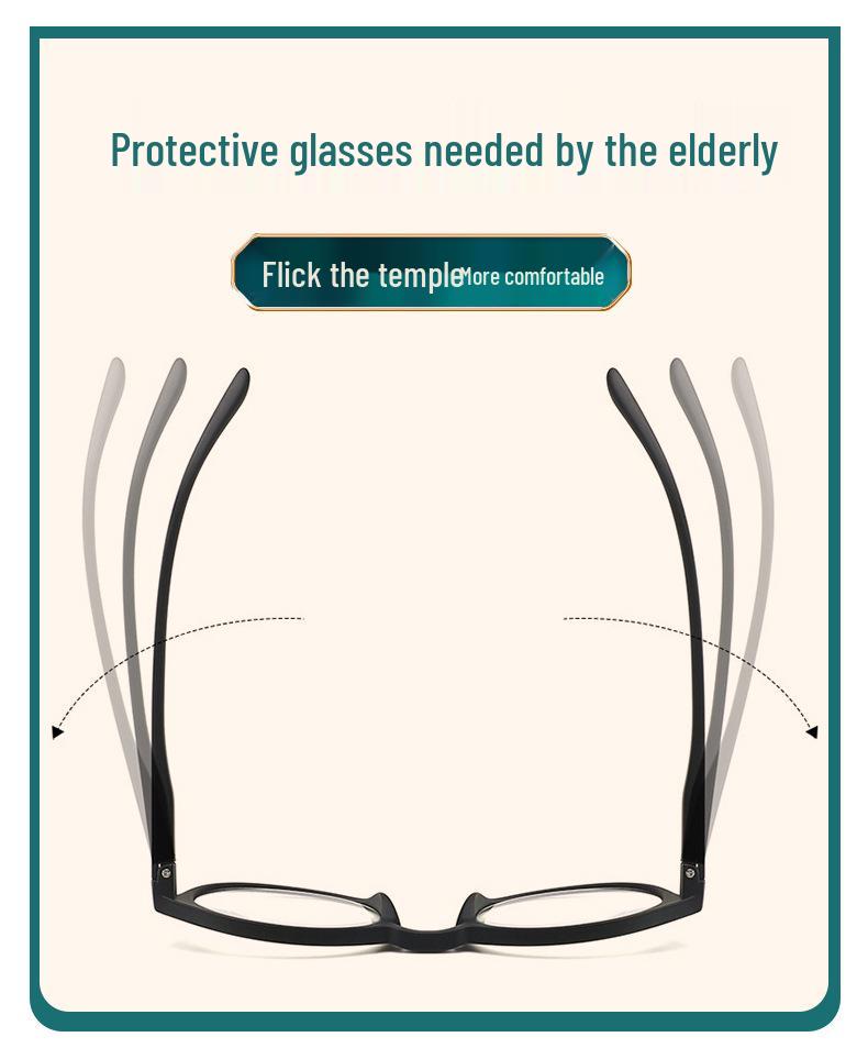 Anti-Blue Light Round Retro Reading Glasses - Large Frame for Men & Women