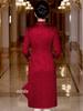 Autumn 2025 Mother's Day Cheongsam: Elegant Dress for Wedding, Banquet, or Formal Events