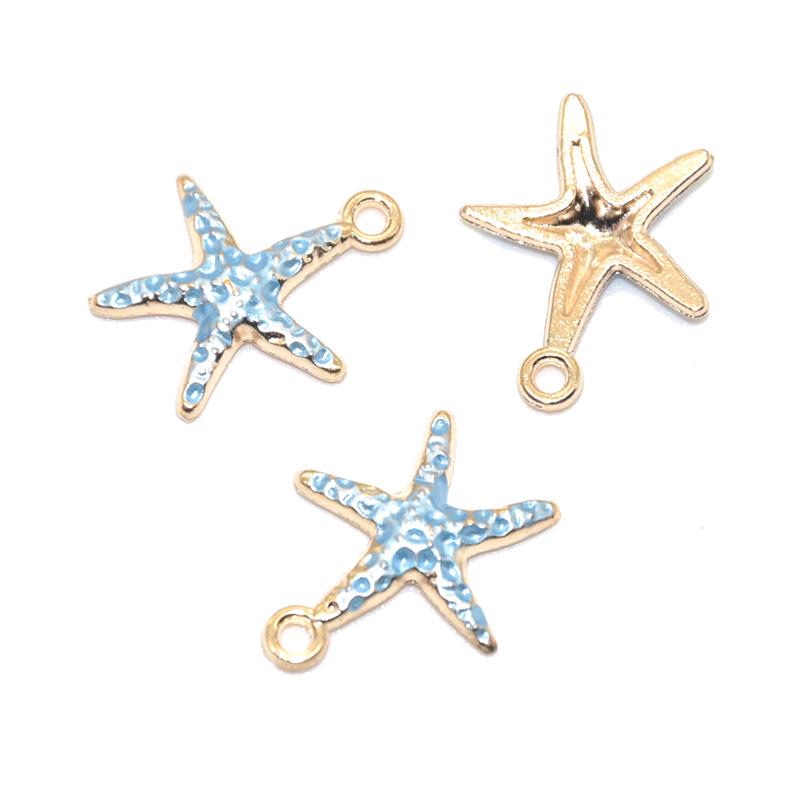 

Подвеска из капающей эмали в виде морской звезды ручной работы - Японские и корейские модные украшения