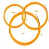 3mm Fiberglass Cable Puller Wall Wire Conduit Fish Tape Yellow Cable Cable guide Electrician Pushing Tape 5M/10M/20M/30M/50M