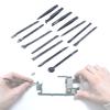 Versatile 14Pieces Carbon Fiber Scraper Kit for Narrow Spaces, Gaps, and Sticker Removal