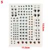 10 Pair Cartoon Crystal Eyes Stickers For Doll Eyes Accessories Anime Figurine Doll Face Organ Paster Eye Chips Paper