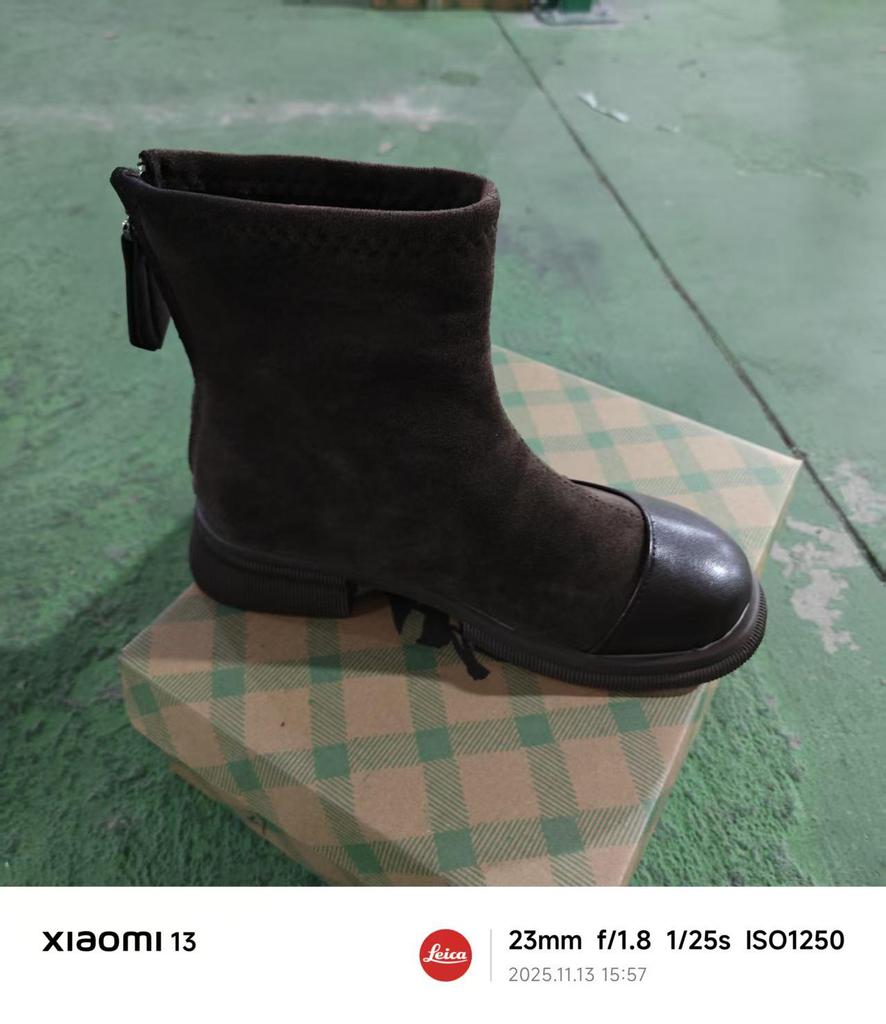 Women's Thick Sole Height-Boosting Elastic Ankle Boots - 2025 Autumn/Winter Petite Fashion