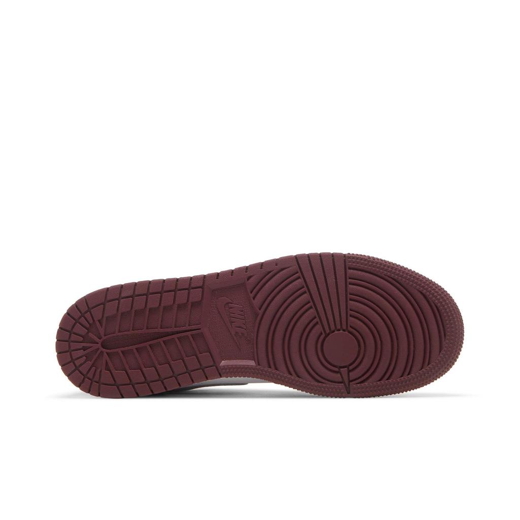 Air Jordan 1 Low Grade School 'Cherrywood Red' (Unisex) Cherrywood Red / White / Cement Grey Kids' Skateboarding Shoes 553560 615