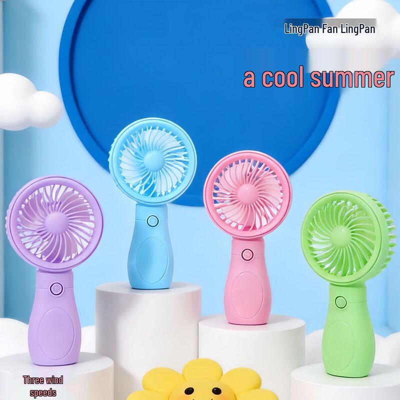 Lingpan Mini USB Handheld Fan - 5-Pack