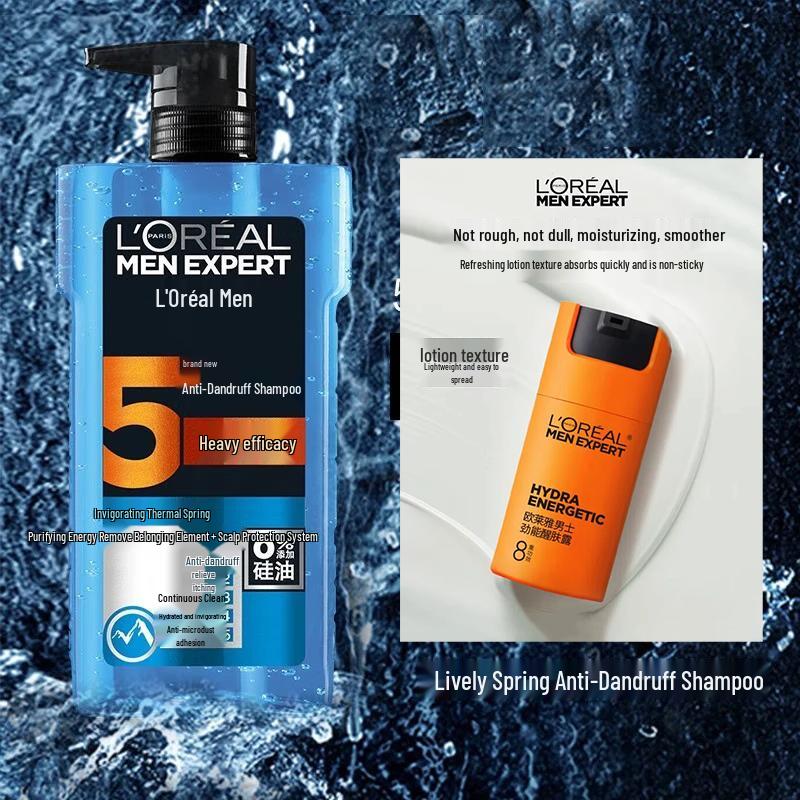 L Oréal Men Expert Anti-Dandruff Shampoo & Skincare Set