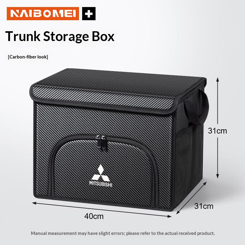 Car trunk Foldable storage box shoe storage organizing box For Mitsubishi Outlander Triton Colt Lancer EX Evolution X Pajero ASX