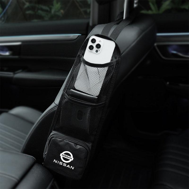 

Car Seat Side Organizer Truck Multi-Pocket Drink Holder Mesh Pocket For Nissan Rogue Pathfinder X-Trail GTR Qashqai Juke Patrol