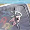 10Pcs Portable Folding Clothes Hangers Multifunctional Travel Clothing Drying Rack Laundry Hangers Space Saving