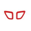 For Jeep Cherokee 14-2022 Fiery Red Dash L&R AC Air Outlet Vent Frame Trim 2PC