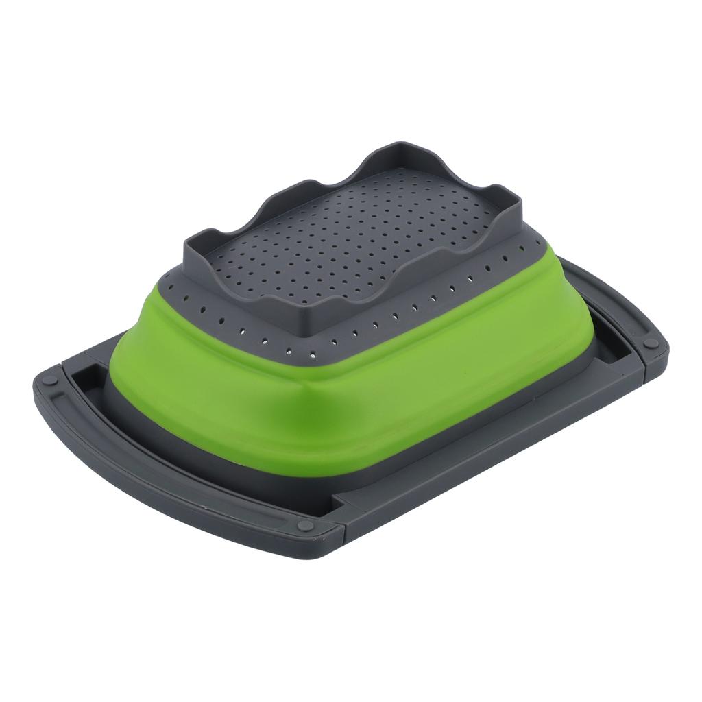 Folding Drain Basket Retractable Fruit Vegetable Washing Draining Basket for Home Kitchen Use