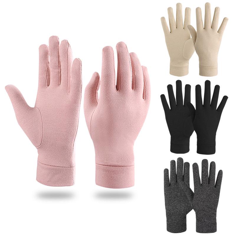 High Elastic Breathable Full Finger Pressure Gloves for Outdoor Cycling and Sports