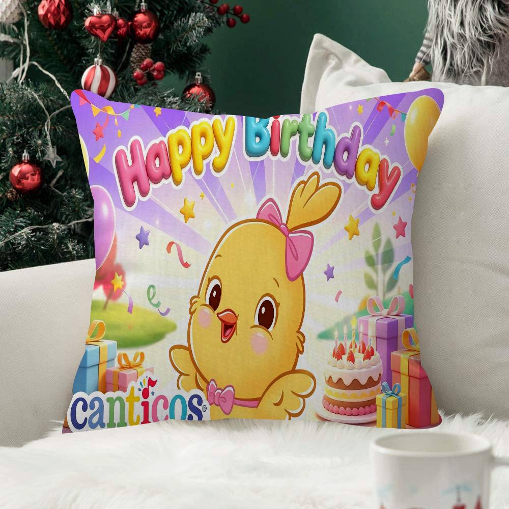 Cartoon animals Cushion Cover Inches Farmhouse Canticos Decor Home Throw Pillow Covers For Couch Decorations