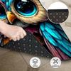 Set Of 4 Car Floor Mats Showcasing A Vibrant Owl Art Design, Suitable For Trucks And Hatchbacks, Offering Easy Cleaning Advantag