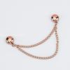 Multi-Function Magnetic Clothing Clip with Chain Metal Buttons Clip Clothes Scarf Trouser Legs Cuff Fixing Magnet Pin