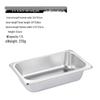 Wuhe 304 Stainless Steel 1/4 GN Food Pan with Lid