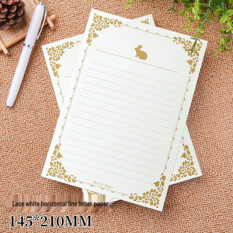 Vintage Floral Envelope & Letter Set - Handcrafted Stationery for Love Letters & Birthdays