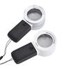 Reading Inspection Illuminated Magnifier w/ 4LED Handheld Magnifying Loupe Lens