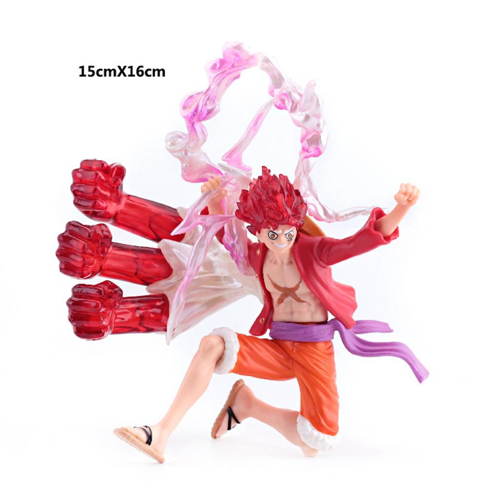 8-28Cm One Piece Anime Figures Nika Luffy Gear 5Th Action Figure Gear 5 Sun God Pvc Figurine Gk Statue Model Decoration Toys