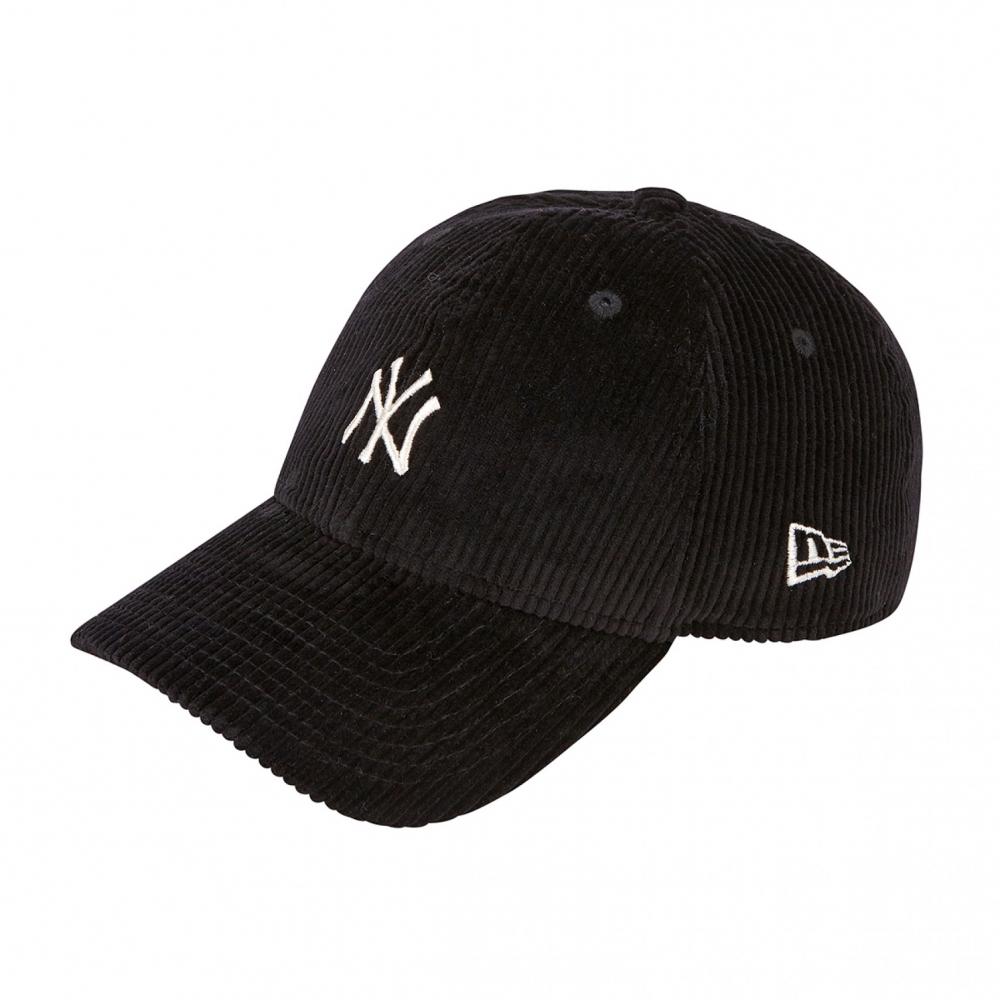 

NEWERA MLB Corduroy New York Yankees Неструктурированная бейсболка, черная 12866394