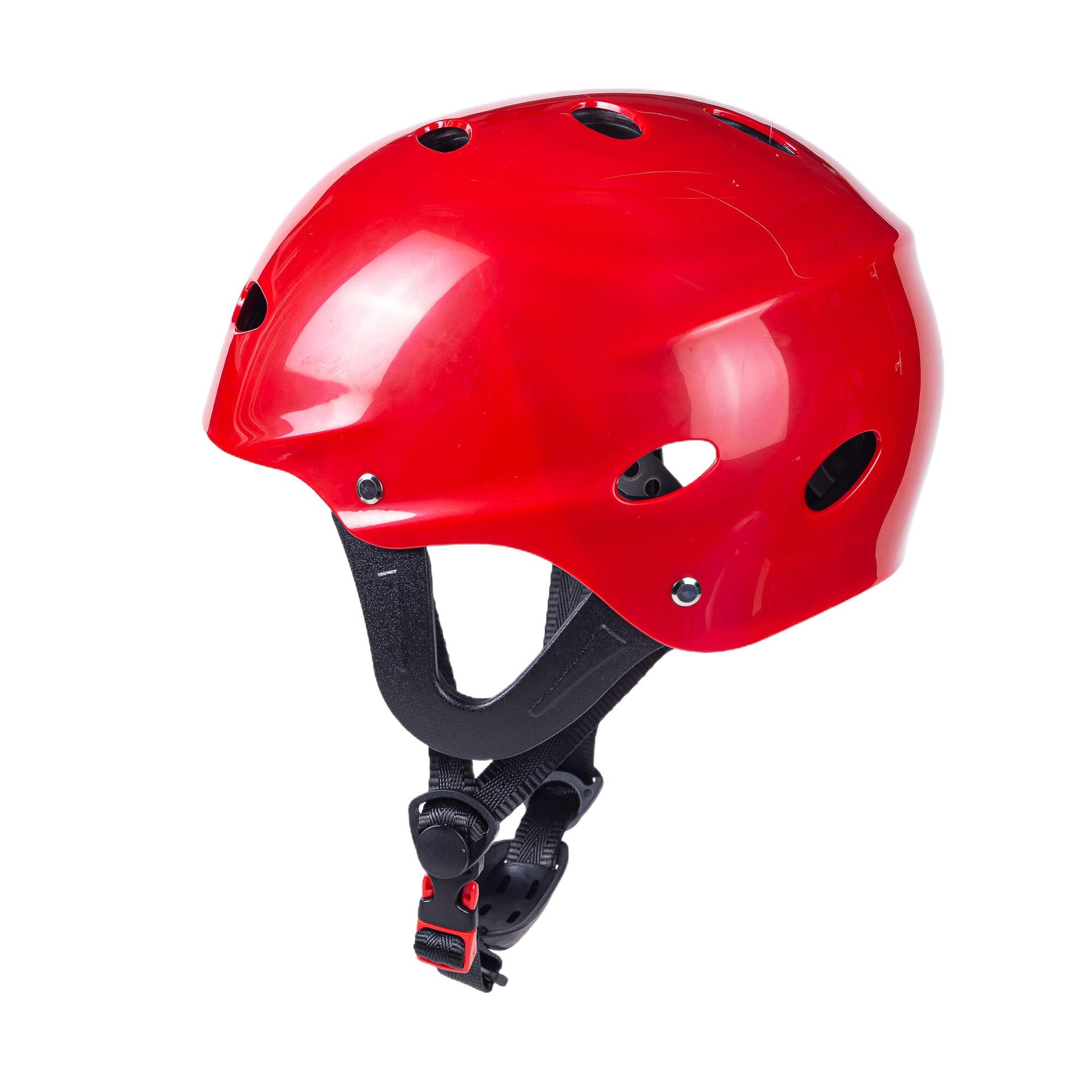 

Шлем для водного спасения, Лыжный спорт, Езда, Регулируемый, Водный серфинг, Рафтинг, Спасательный ремень, Защита ушей, Шлем S adjustable 54-58CM красный