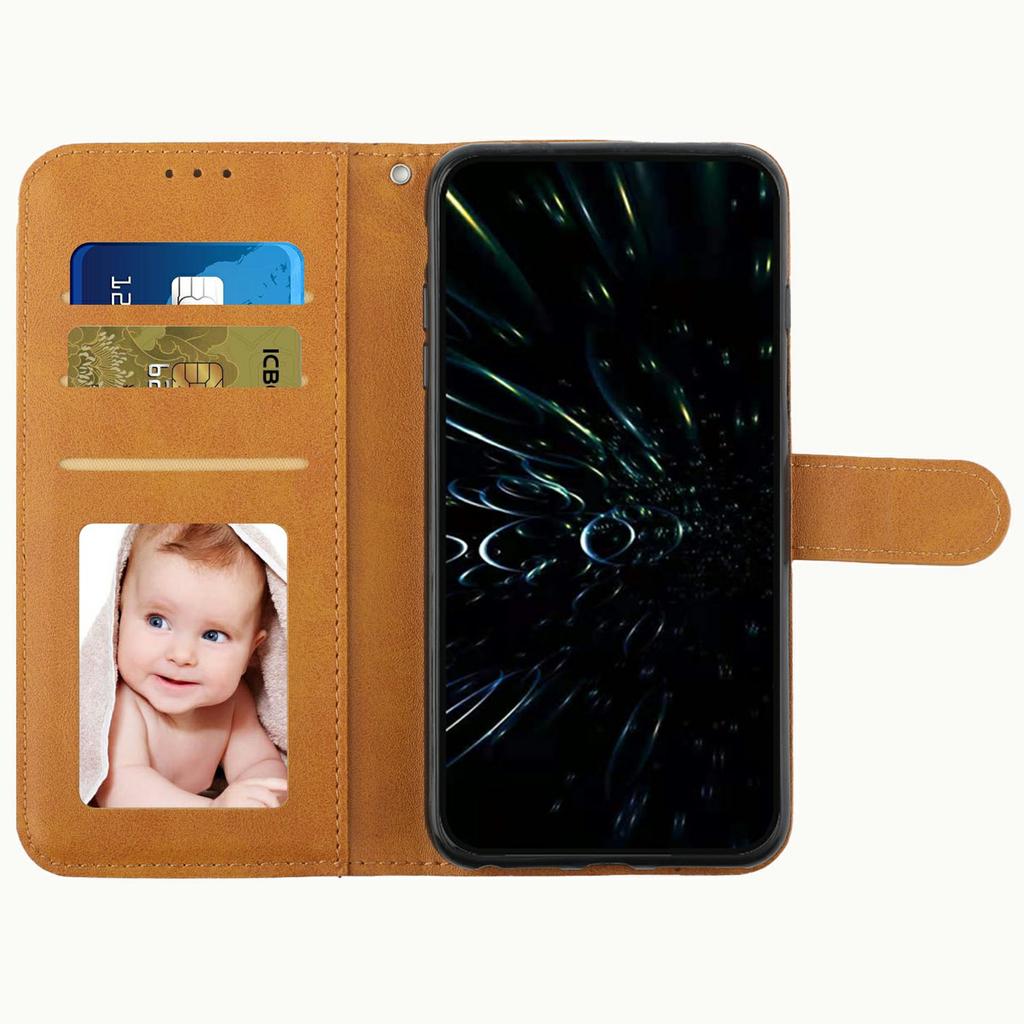 Leather Phone Case for vivo T3 Ultra 5G/V40 5G/V40 Pro 5G/S19 Pro 5G Stand Flip Protective Cover