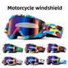 Motorradbrille Wassertransfer Offroad Outdoor Fahrbrille Sportbrille Skibrille Winddichte Brille