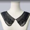 Fashionable Organza Embroidered Beaded False Collar Detachable Blouse Faux Half Shirt Collar Decorative Necklace Choker