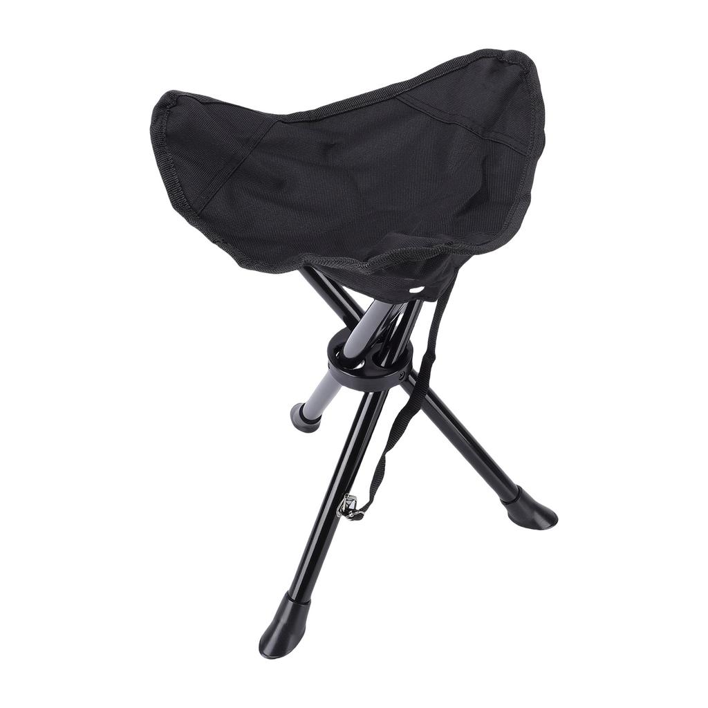 2 Stück Reise faltbarer Campinghocker Outdoor Dreibein Stuhl Tragbarer Partyhocker Angelstühle Sitz für Camp Wandern Strand