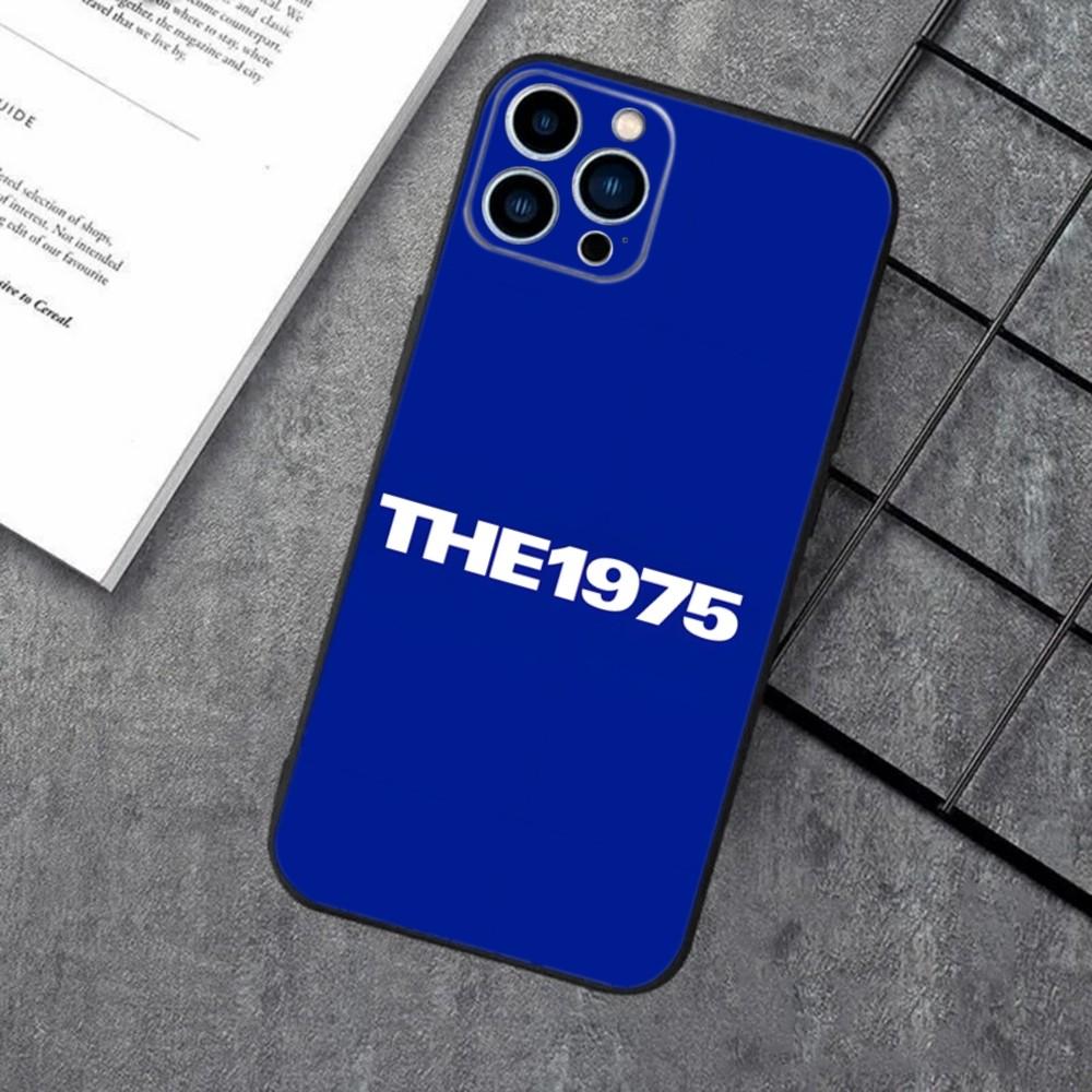 The 1975 Band Rock Phone Case For Apple iPhone 15,14,13,12,11,XS,XR,X,8,7,Pro,Max,Plus,mini Silicone Black Cover