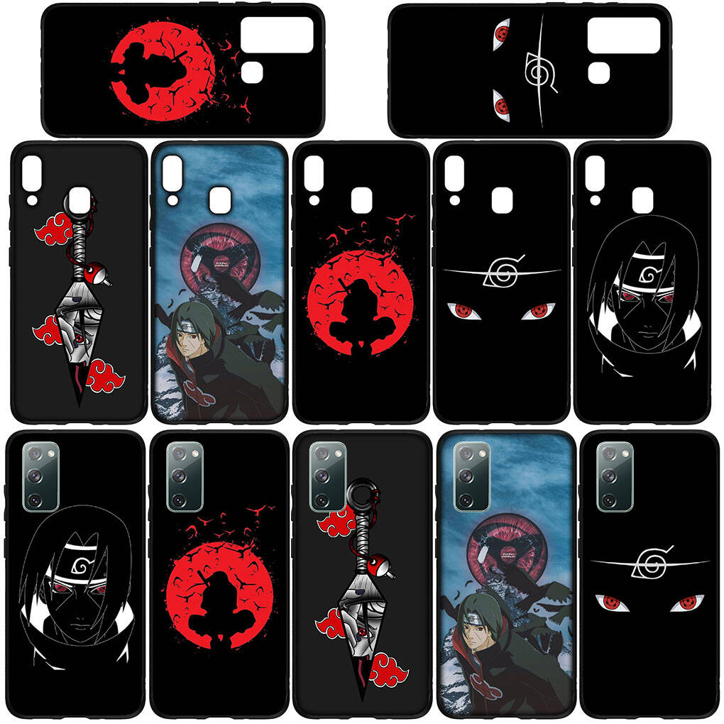 Phone Case for iPhone 17 15 16 Plus Redmi Note 14 12 11 13 Pro Max Huawei P30 P20 Lite OPPO A60 A40 A80 A18 A16 A54 Akatsuki Anime Itachi Naruto Cover