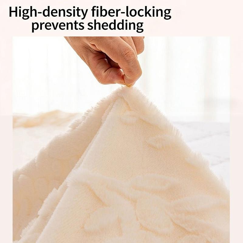 2026 New Thickened Rabbit Plush Headboard Cover with Full Coverage Anti Slip and No Shedding of Hair Comfortable All Year Round