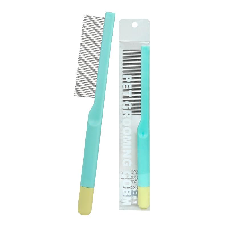 

Pet Hair Removal Comb Dogs Brush Massage Cat Comb Dog Grooming Brush Stainless Steel Flea Combs For Cat Hair Cleaning Products A1
