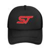 ST Logo Print Mesh Net Caps Trucker Cap Men Women Adjustable Mesh Baseball Cap Summer  Adults Daily Sun Visor Hats