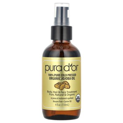 100% Reines Kaltgepresstes Bio-Jojobaöl, 118 ml (4 Fl Oz)