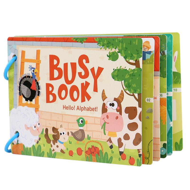 Educational Learning Toys for Kids Toddlers Age 3-6 Years Old Boys Girls Gifts Busy Book GZW