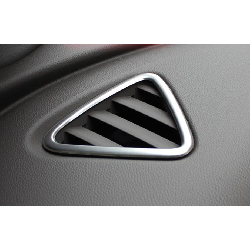 Dashboard Upper Air Outlet Vent Trim For Chevrolet Malibu 2016-2021 Silver Steel