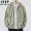 JEEP SPIRIT Men's Summer Hooded Sun Protection Jacket