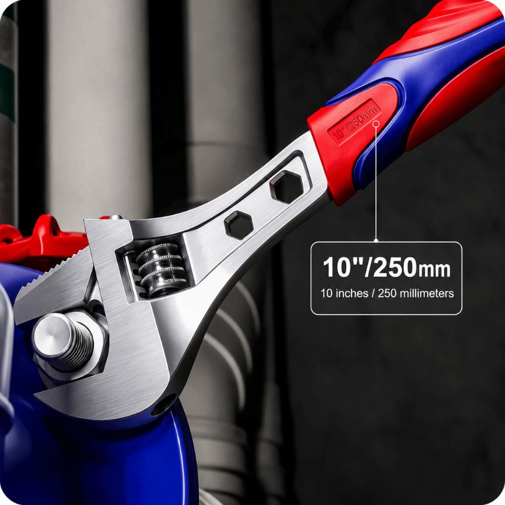 Anti Slip Surface Adjust Spanner Wide Jaw Pipe Hand Gear Wrench Tool  Auto Maintain