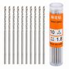 10pcs Micro Size Twist Drill Bit Straight Shank High Speed Steel 4241 Drill Bit  Industrial Supplies