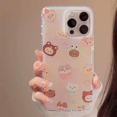 Cute Full Screen Animal Phone Case Compatible and Suitable for iPhone15 14 13/12promax