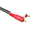 2 RCA Male To Dual XLR Male Audio Cable Black HIFI Stereo Audio Cable for Microphone Mixer Headphone Amplifier