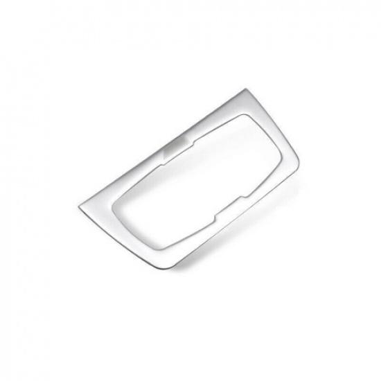 For BMW 3 4 Series GT 2013- Silver Steel Trim Headlight Switch Control Cover